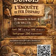 Escape game - L'Enquête du Fer Disparu