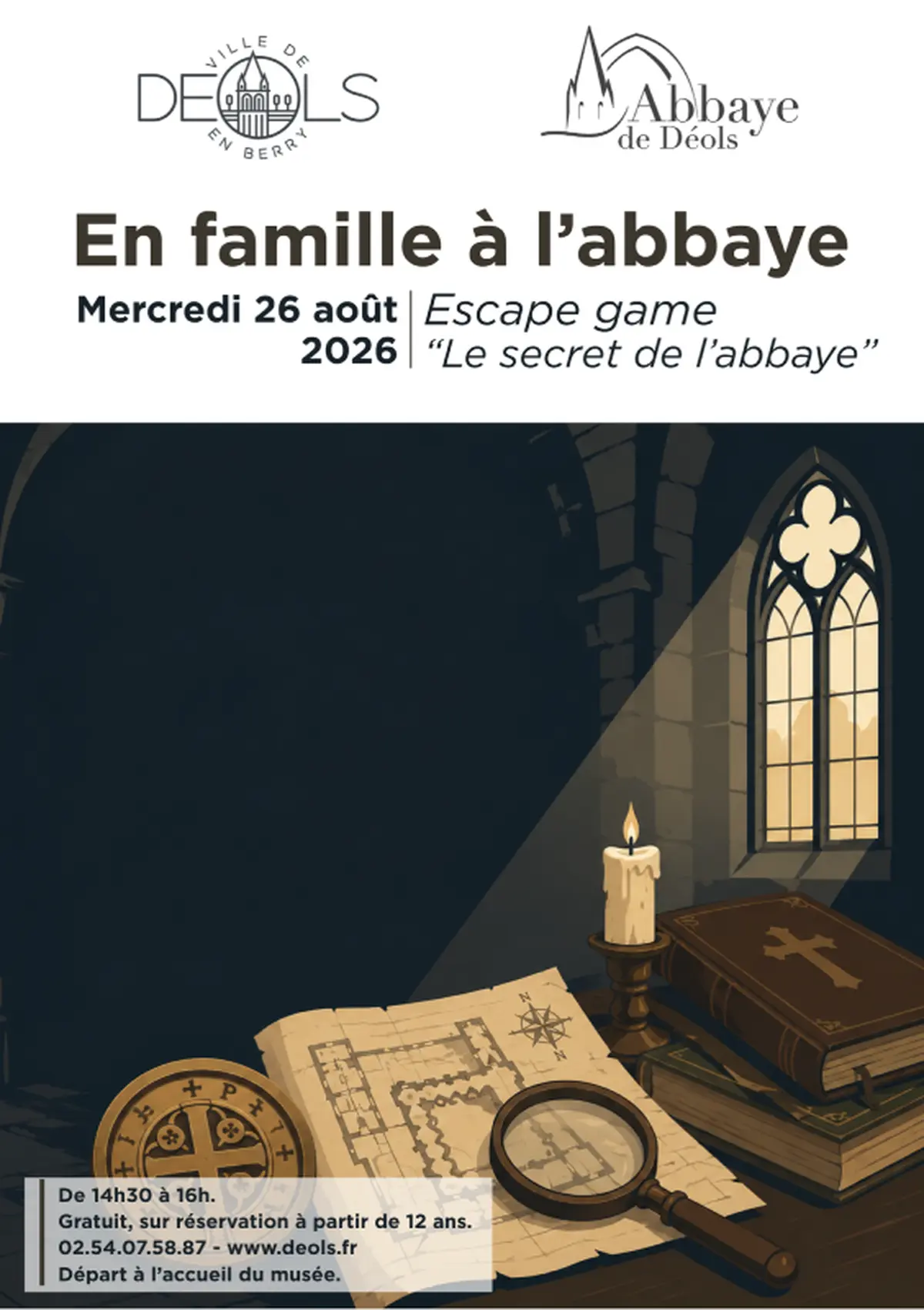 Escape game : Le secret de l'Abbaye