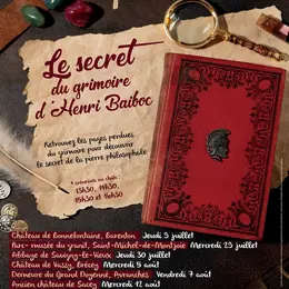 Escape Game : Le secret du grimoire d'Henri Baiboc