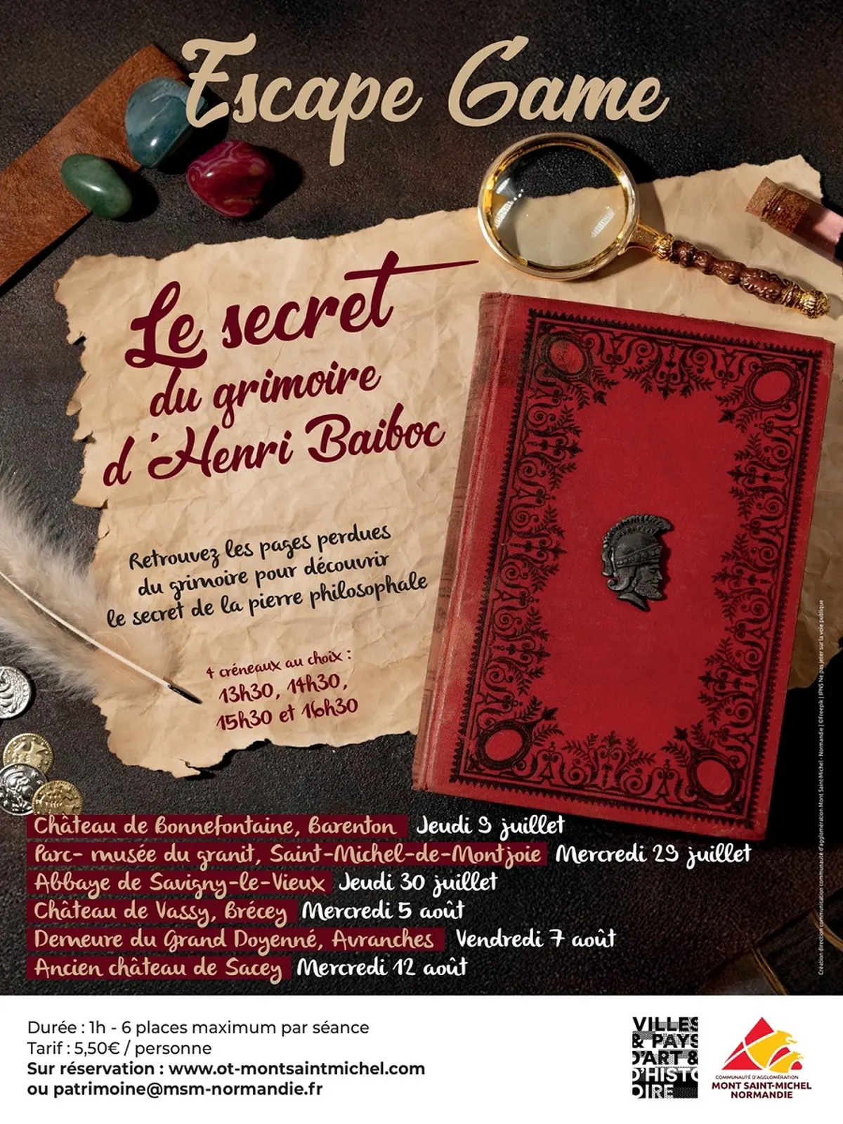 Escape Game : Le secret du grimoire d'Henri Baiboc