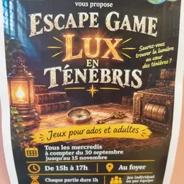 Escape Game - Lux en Tenebris