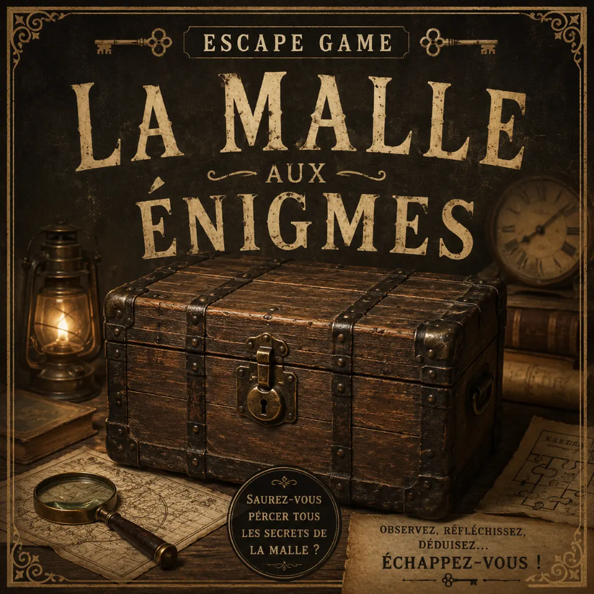 Escape Game Malle aux énigmes - Le Polar se met au vert