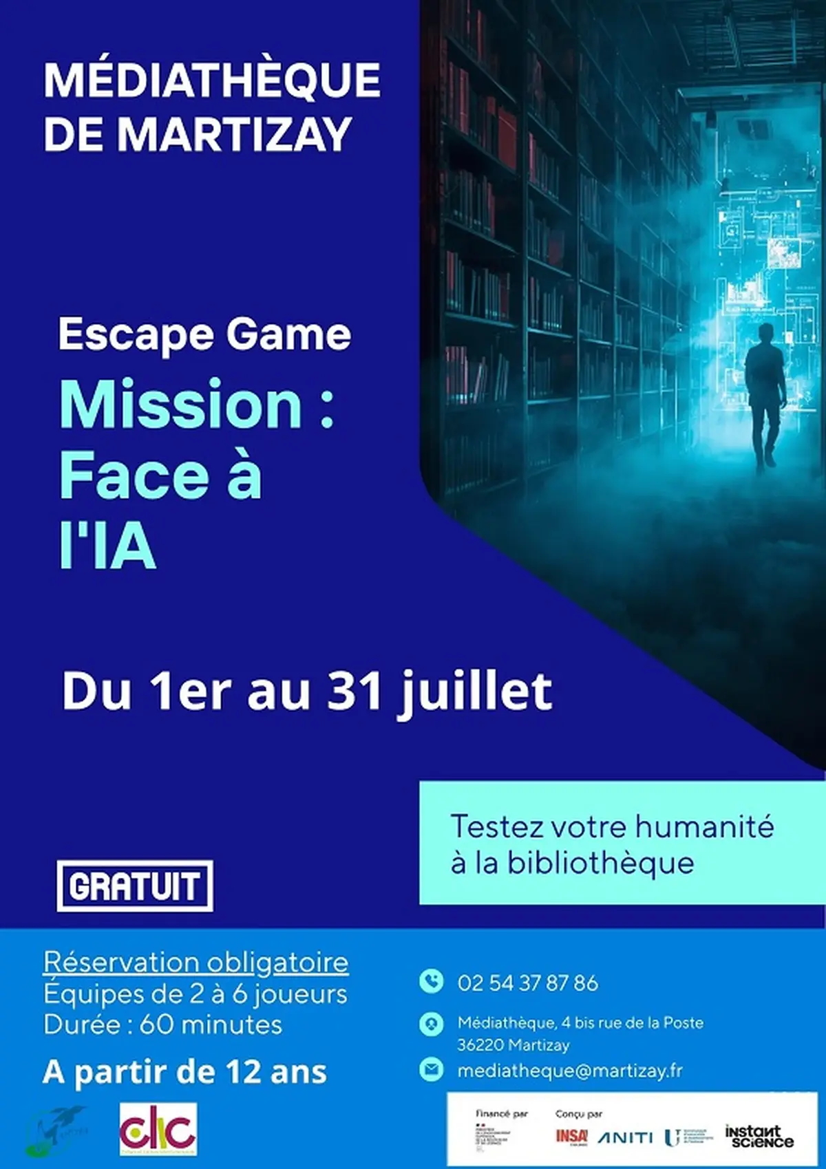 Escape game Mission face à l’IA