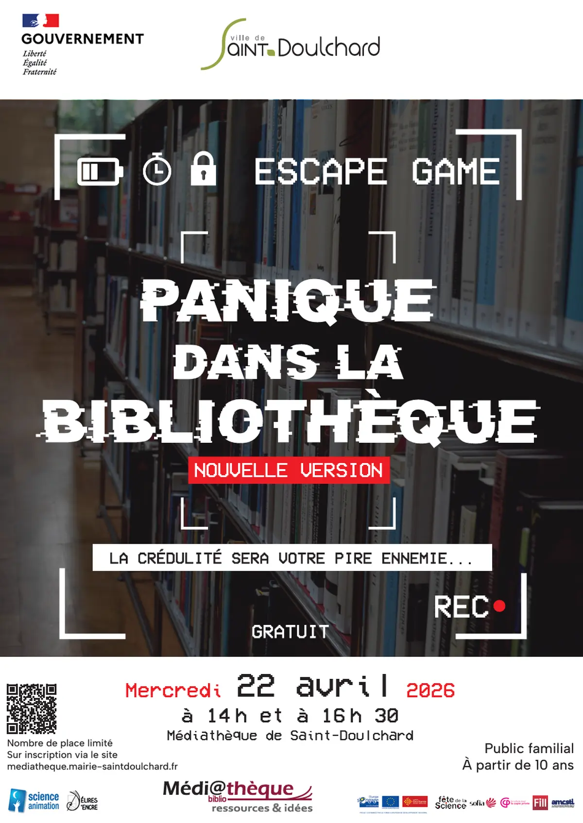 Escape Game - Panique à la Bibliothèque
