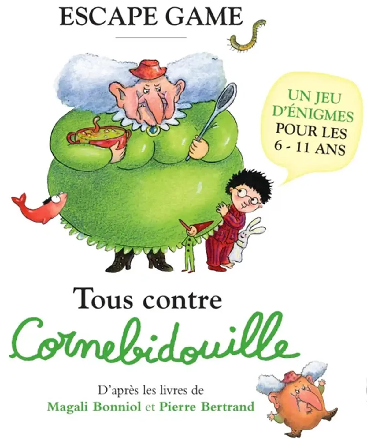 Escape game pour enfants Tous contre Cornebidouille