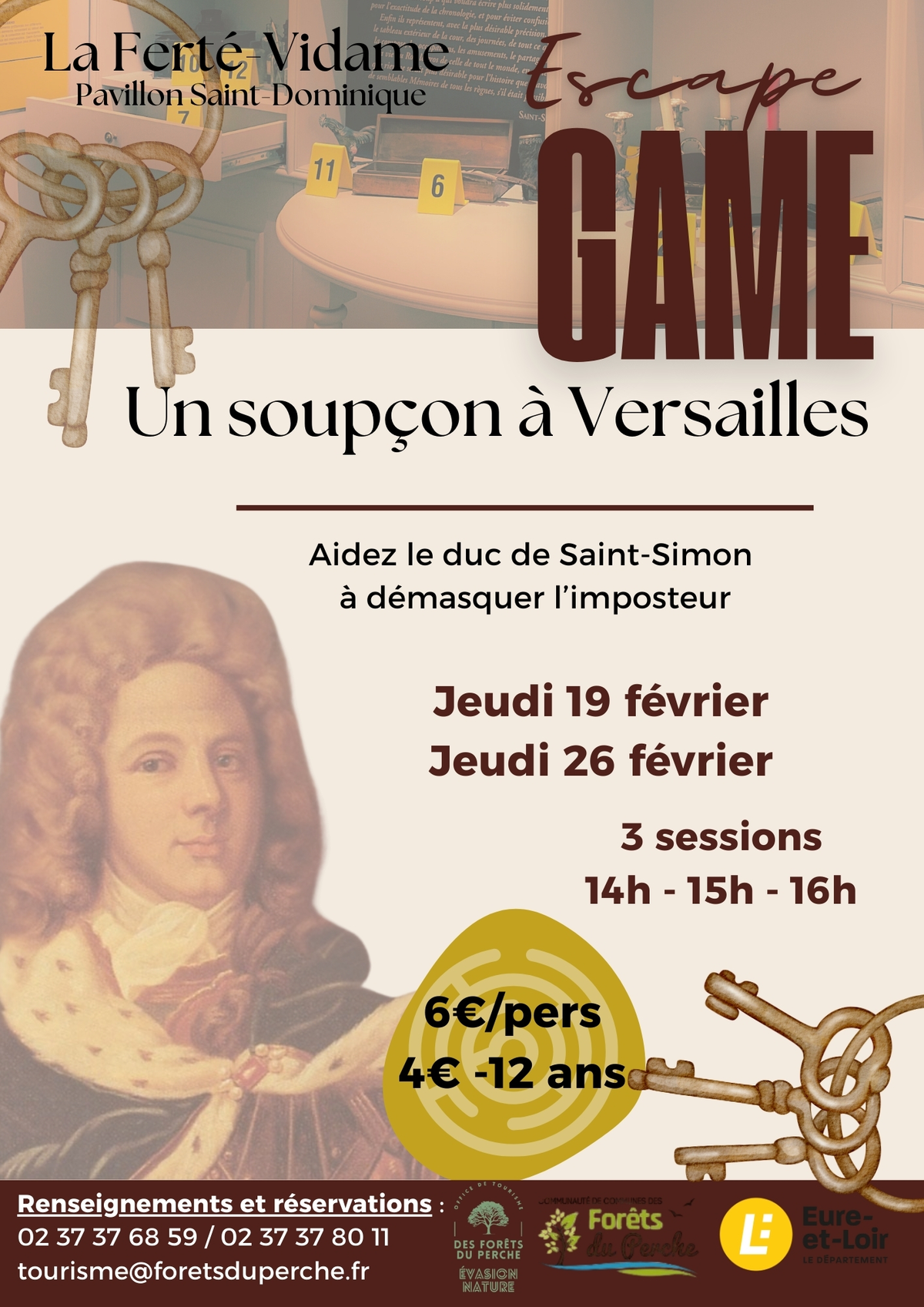 Escape Game Soupçon à Versailles