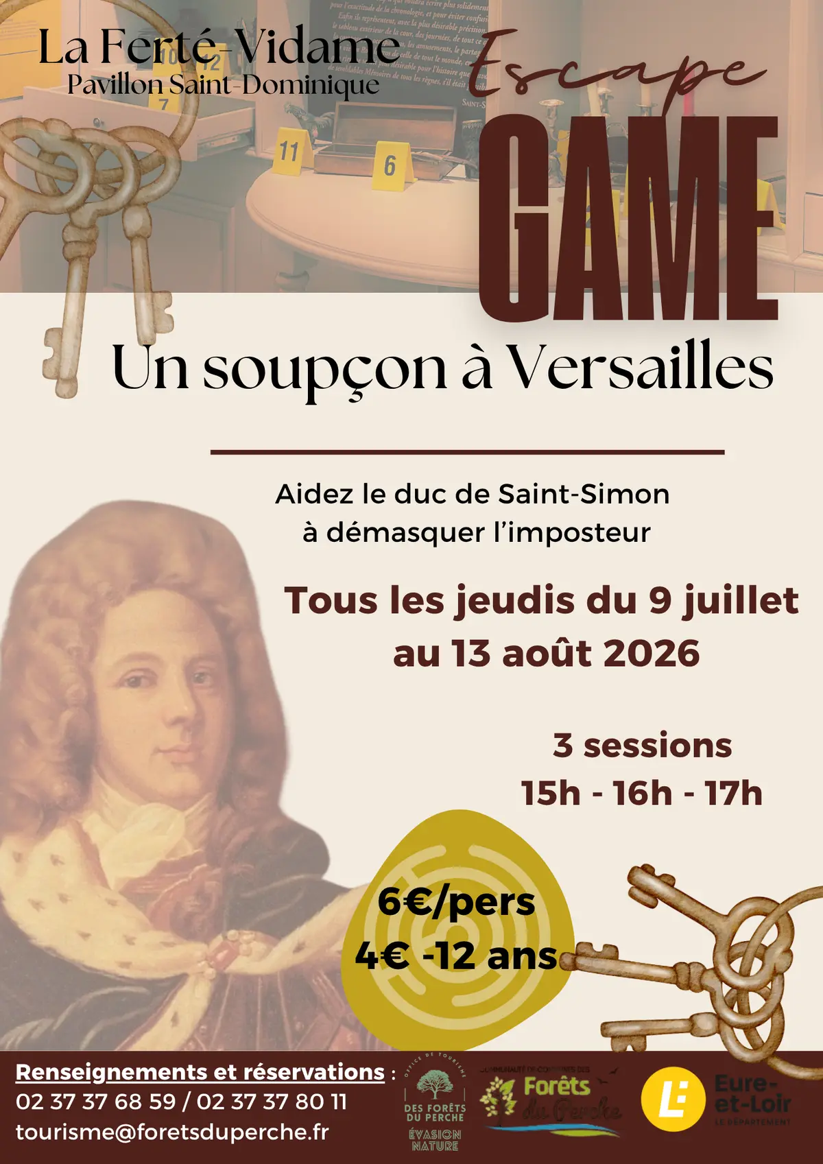 Escape Game - Un Soupçon à Versailles
