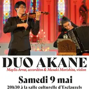 Esclau'Culture : Maylis Arrat - Accordéon, et Masaki Morishita - violon