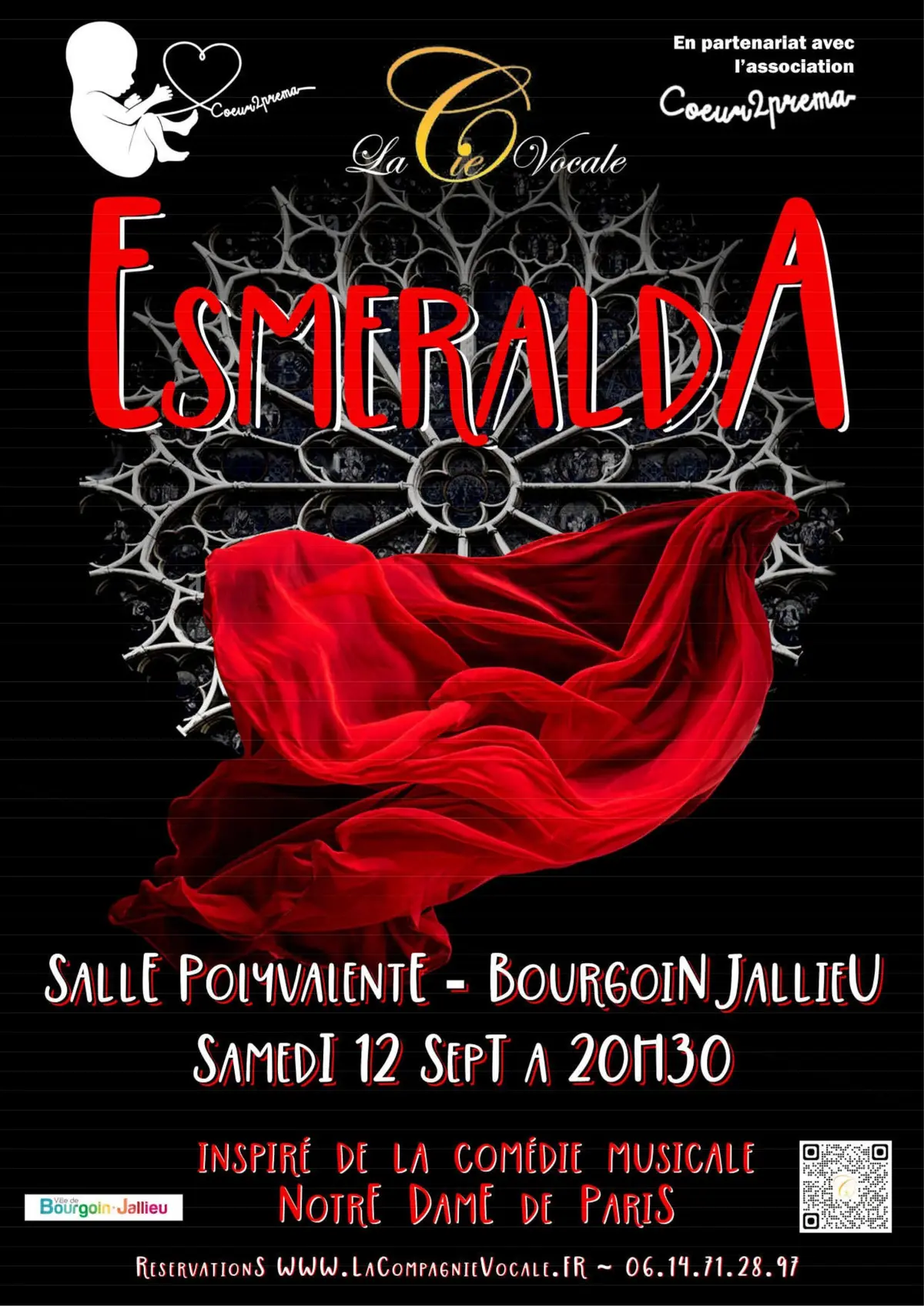 Esmeralda, la comédie musicale de la Cie Vocale à Bourgoin-Jallieu