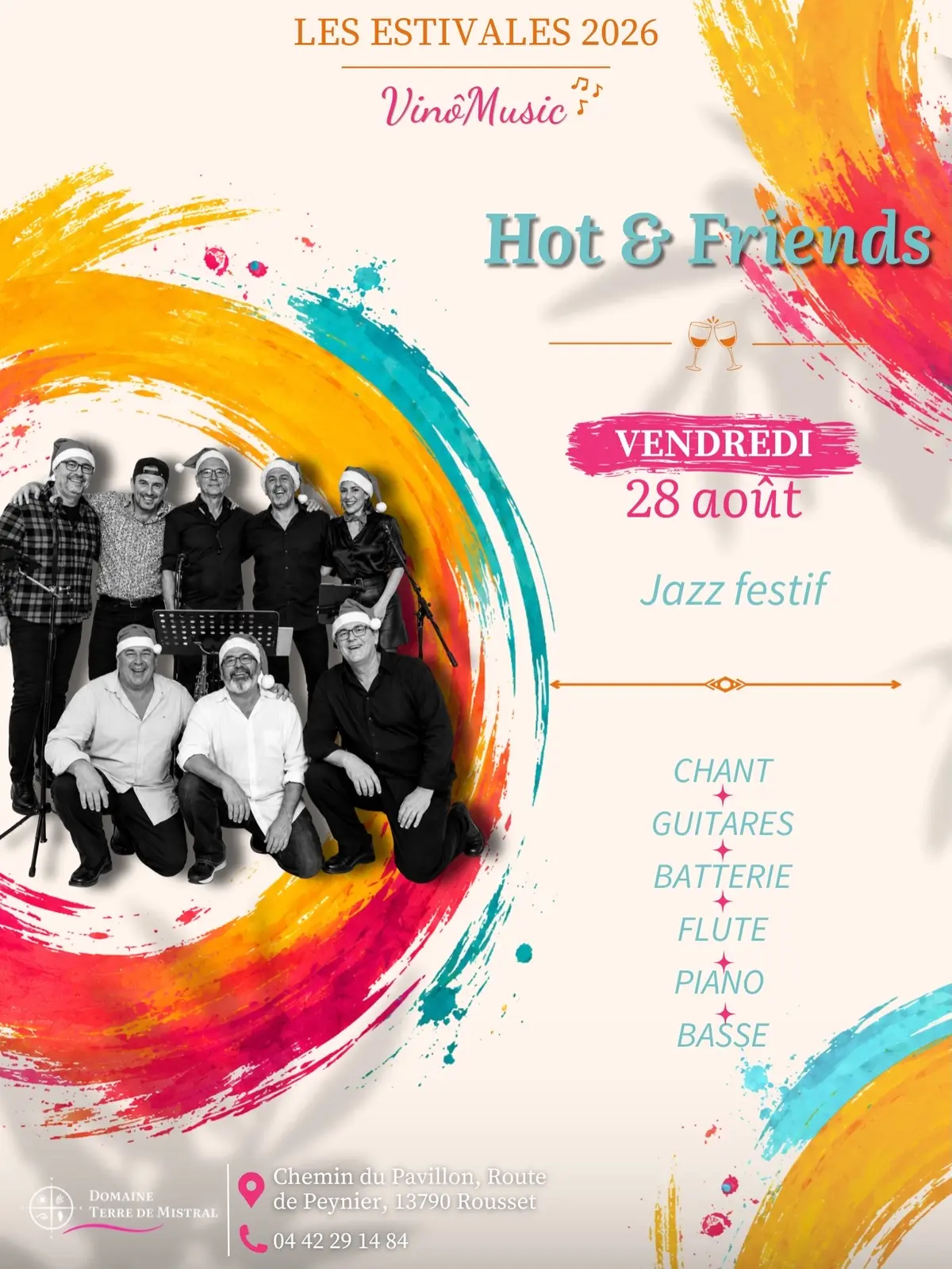Estivales Vinômusic au Domaine Terre de Mistral - Hot & Friends