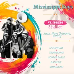 Estivales Vinômusic au Domaine Terre de Mistral - Mississippi Boys