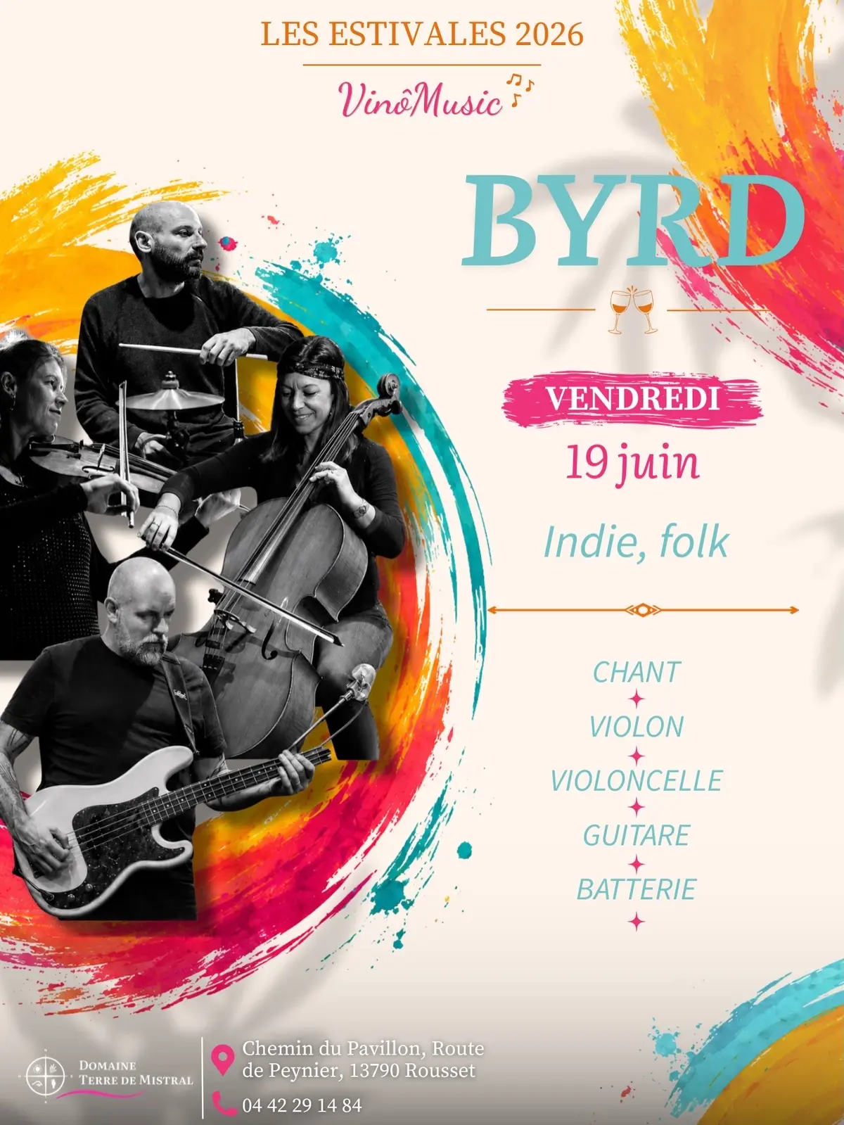 Estivales Vinômusic - Byrd