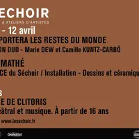 Et l'on portera les restes du monde + Ephrem Mathé DR