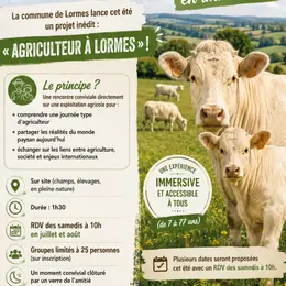 Et si vous découvriez le quotidien d'un agriculteur...