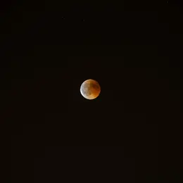 Etang de Chaux : Eclipse !