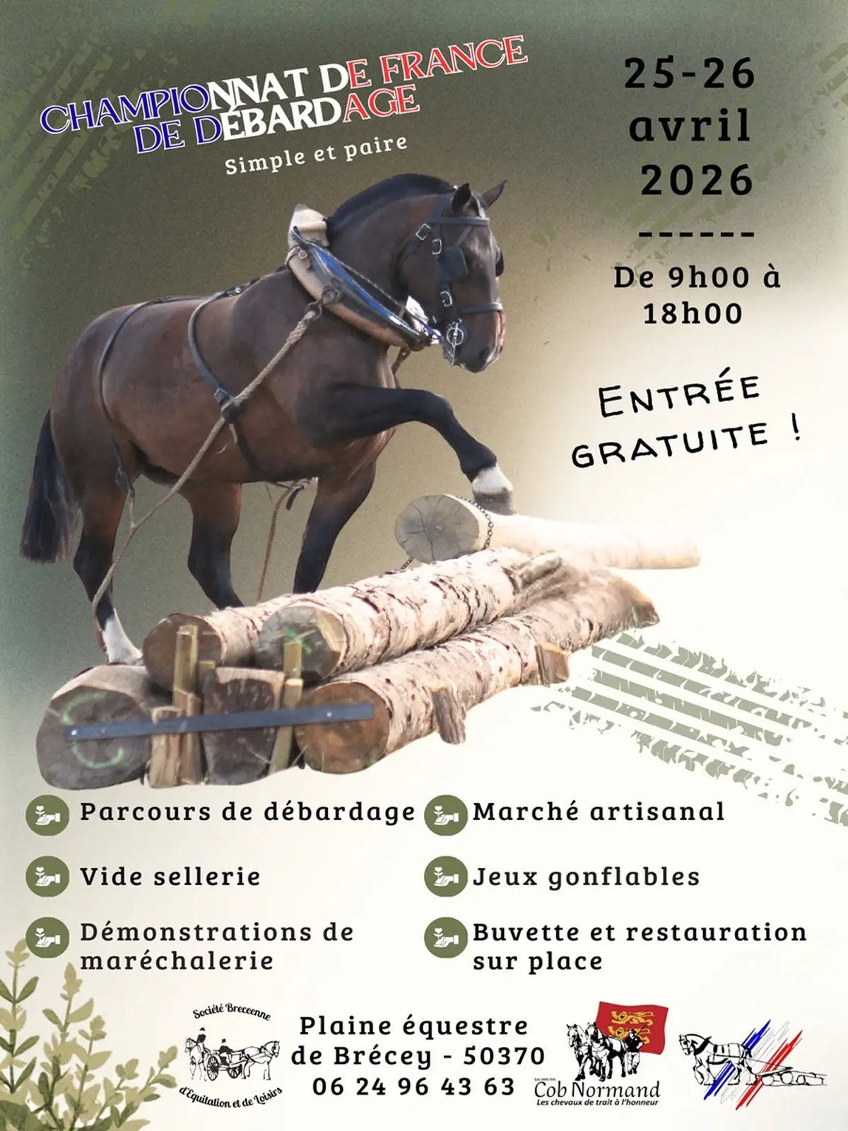 Étape de championnat de France de débardage