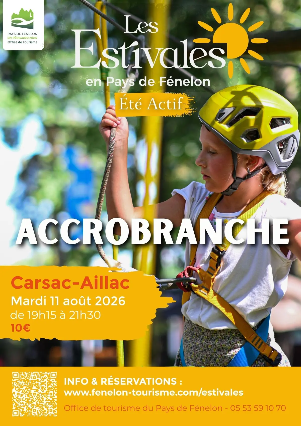 ÉTÉ ACTIF : Accrobranche à Carsac-Aillac