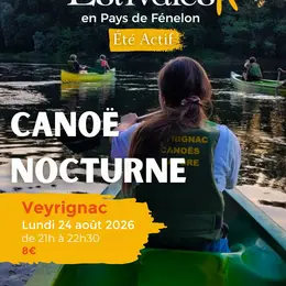 ÉTÉ ACTIF : Canoë Nocturne à Veyrignac