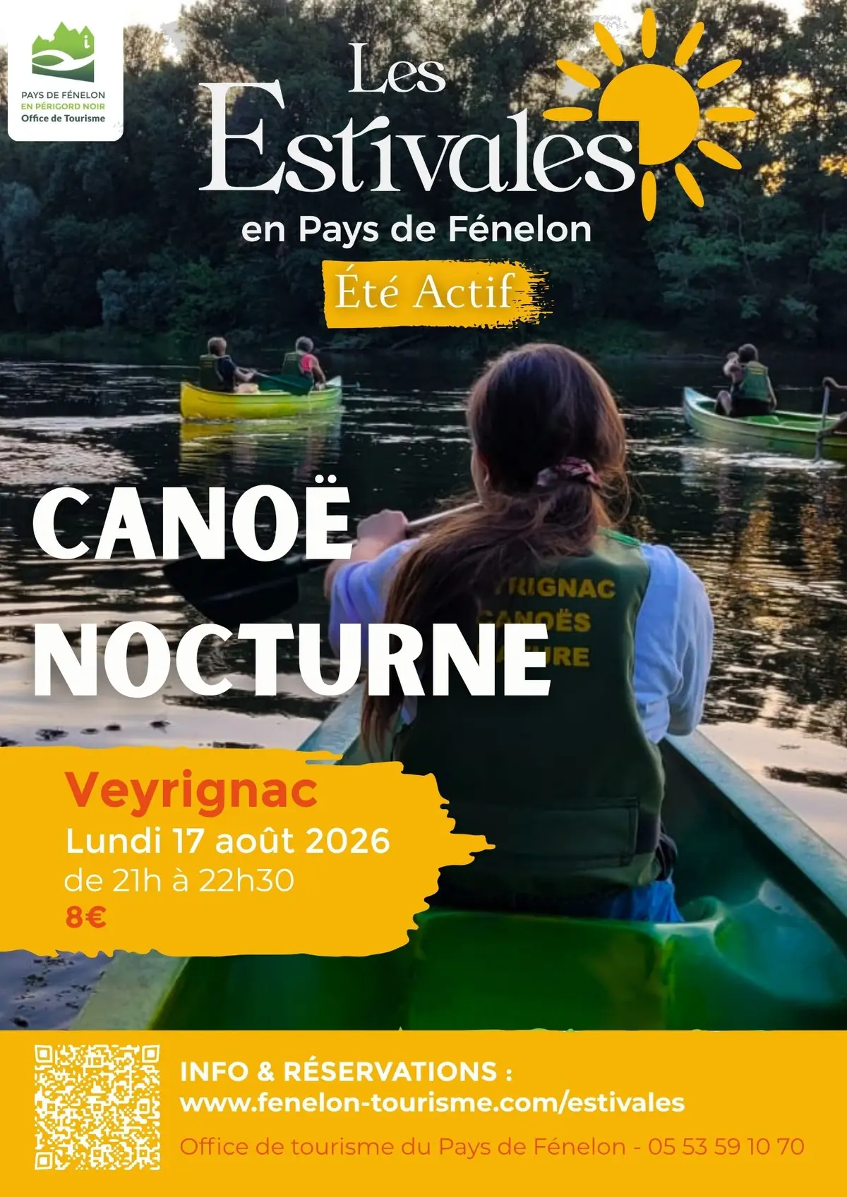 ÉTÉ ACTIF : Canoë Nocturne à Veyrignac