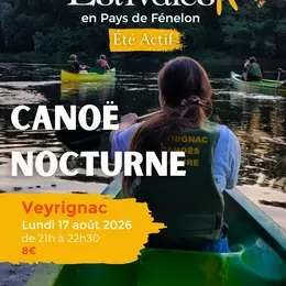 ÉTÉ ACTIF : Canoë Nocturne à Veyrignac