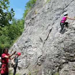 Été Actif : Escalade sur voie naturelle à Paussac St Vivien
