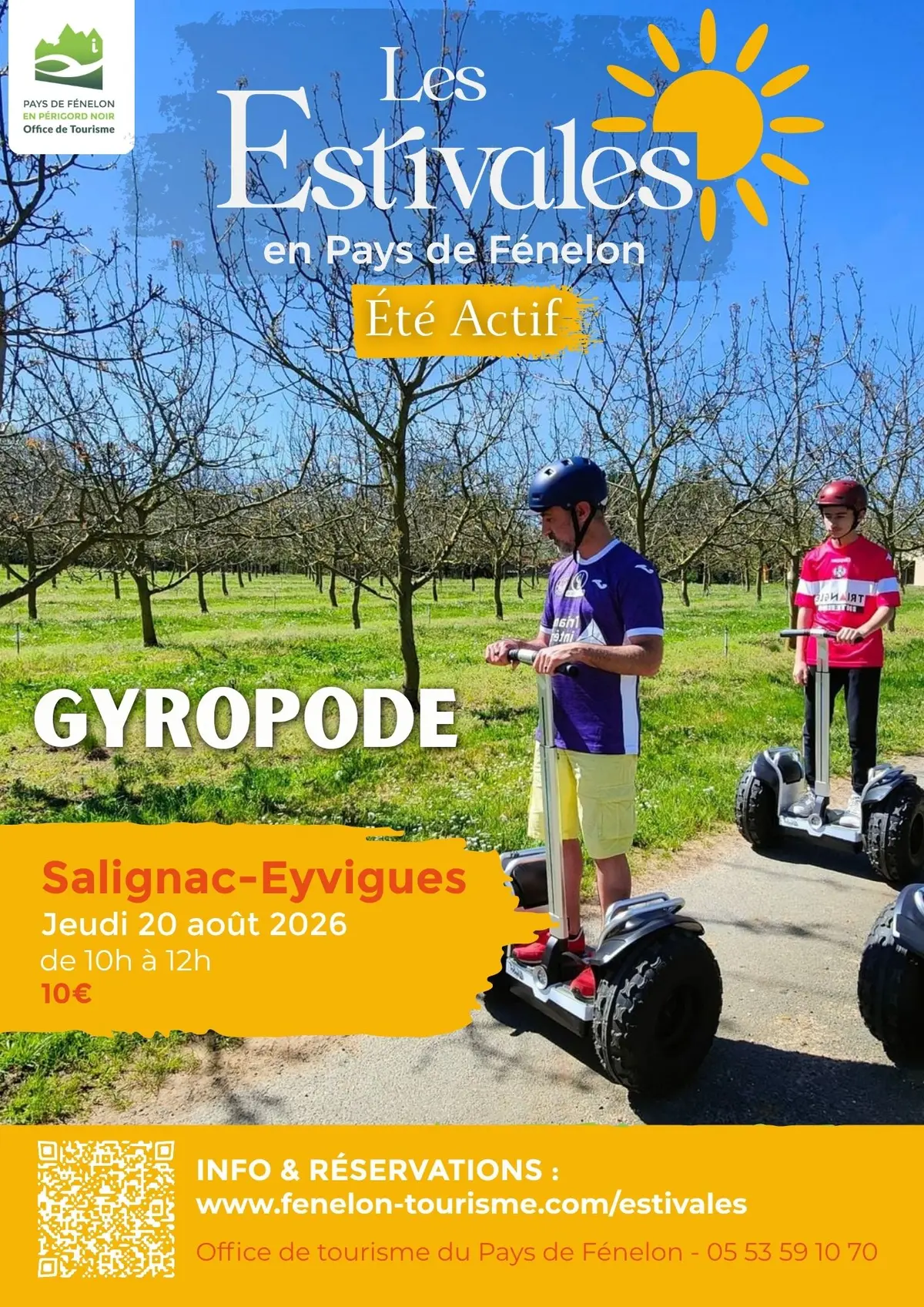 ÉTÉ ACTIF : Gyropode à Salignac-Eyvigues