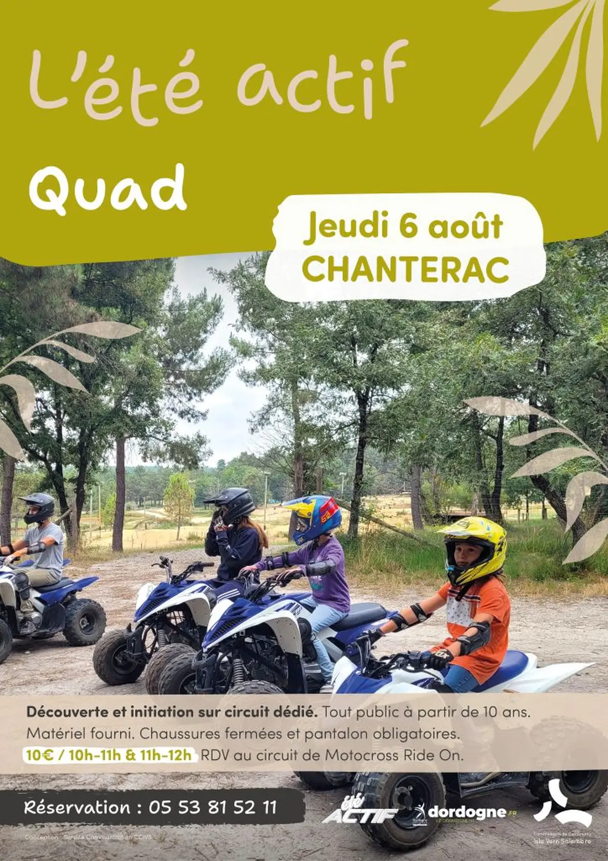 Eté actif : Quad