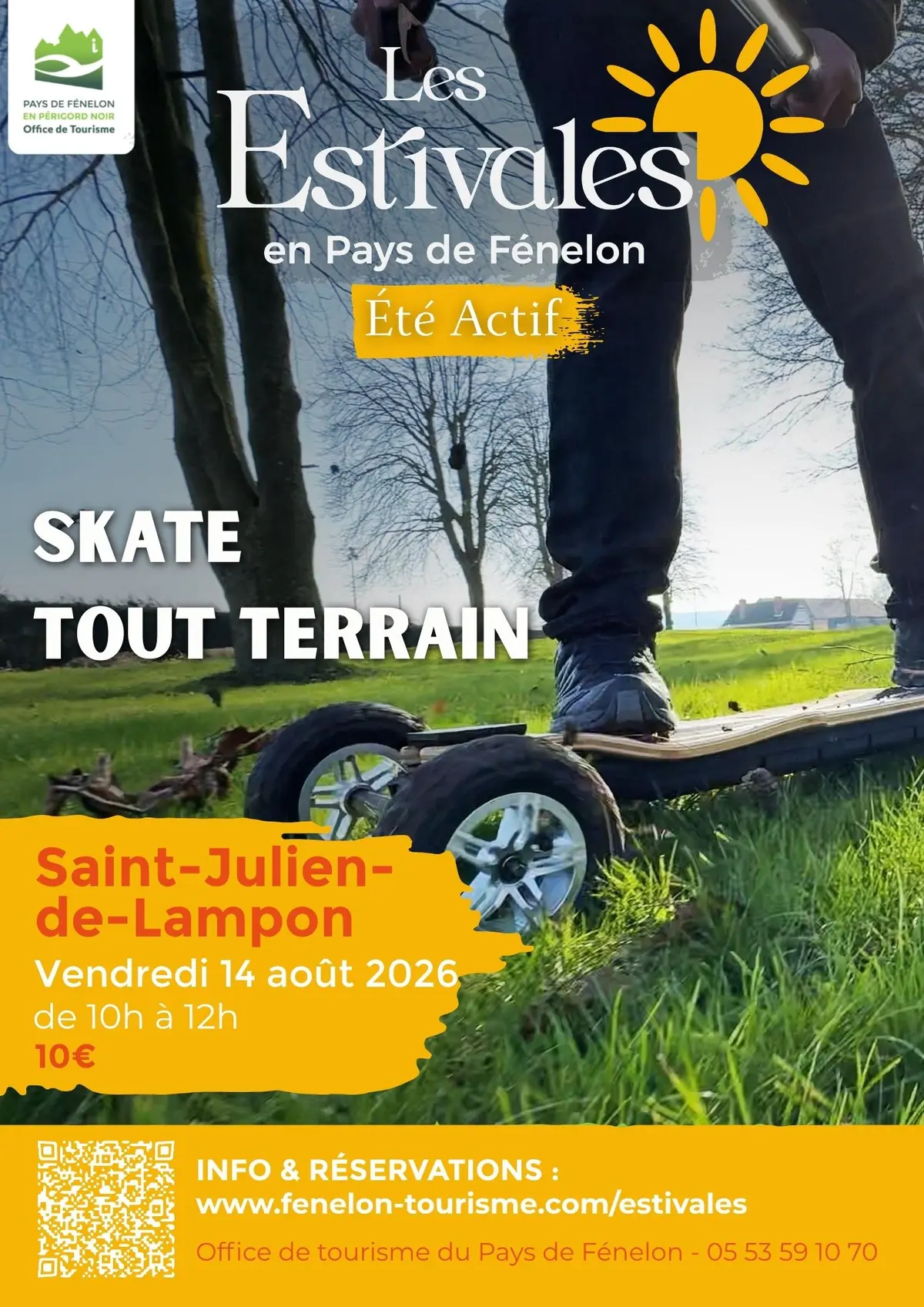 ÉTÉ ACTIF : Skate tout-terrain à Saint-Julien-de-Lampon
