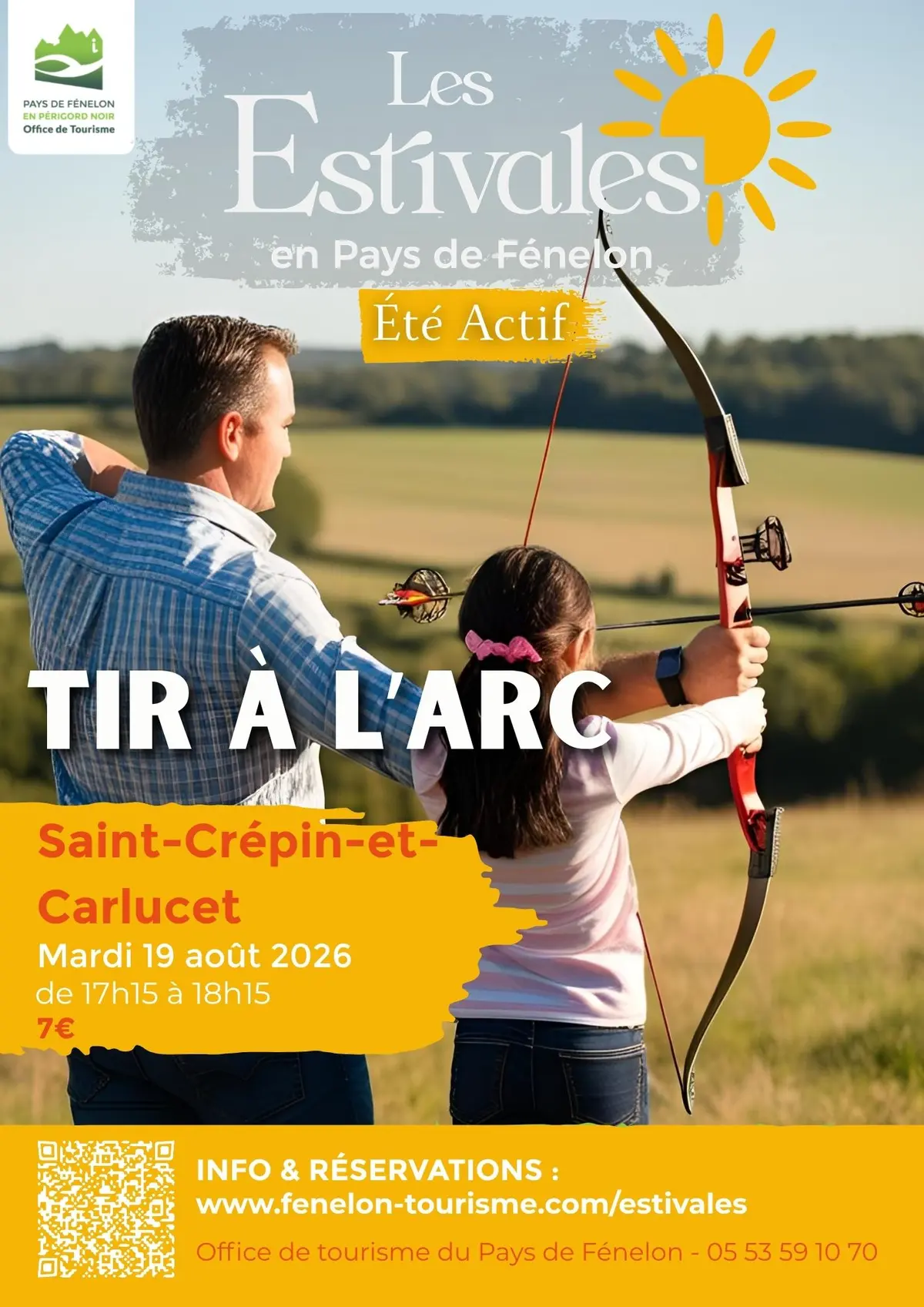 ÉTÉ ACTIF : Tir à l'arc à Saint-Crépin-Carlucet