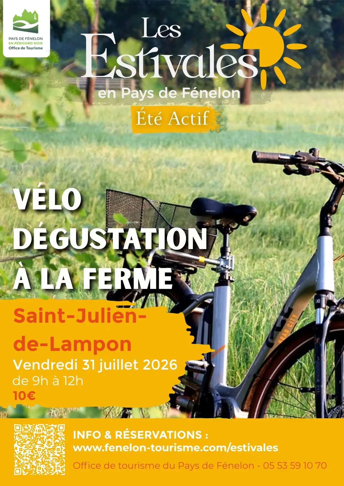 ÉTÉ ACTIF : Vélo-dégustation à la ferme
