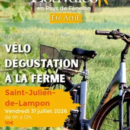ÉTÉ ACTIF : Vélo-dégustation à la ferme