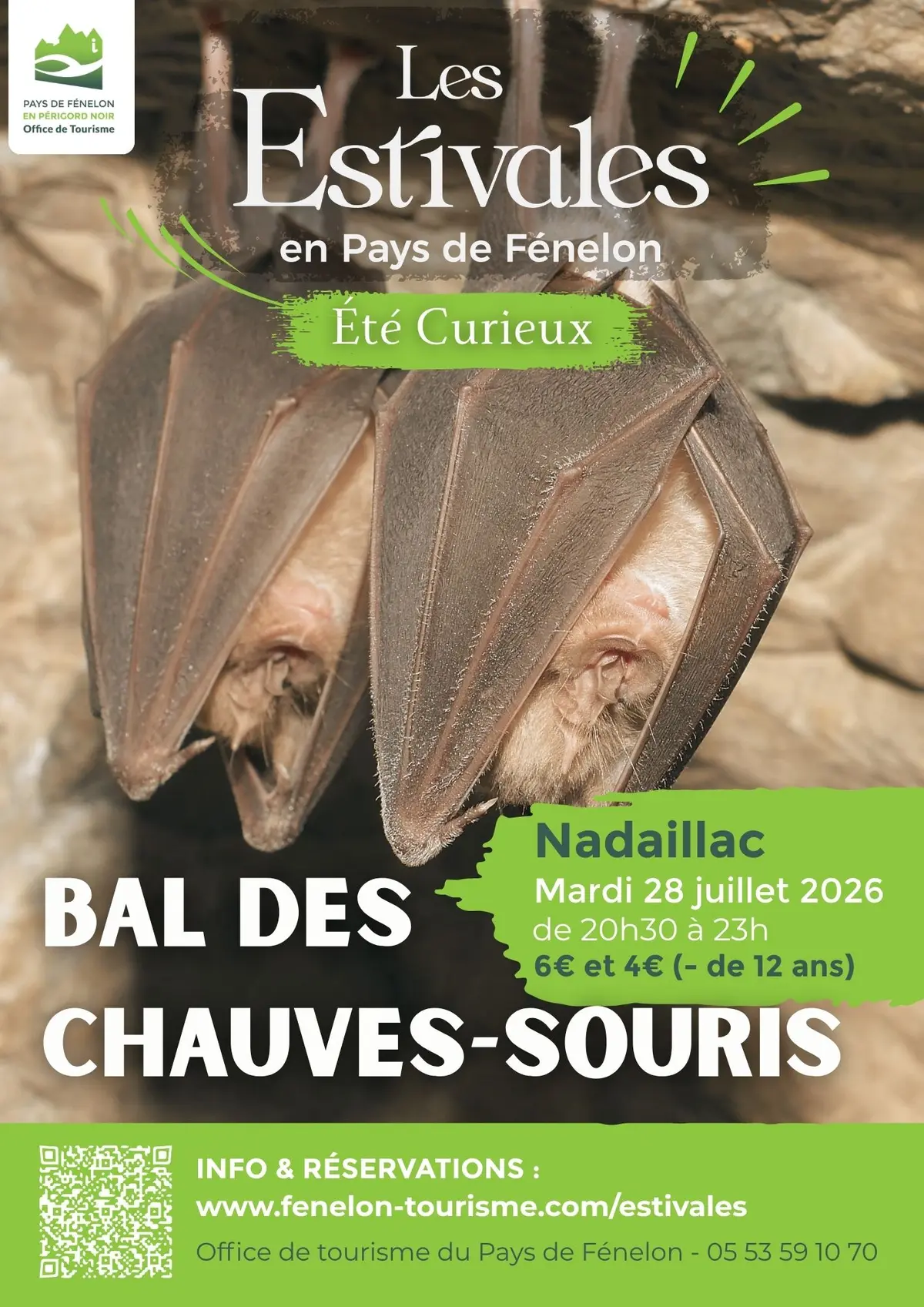 ETE CURIEUX : Bal des Chauves-souris à Nadaillac