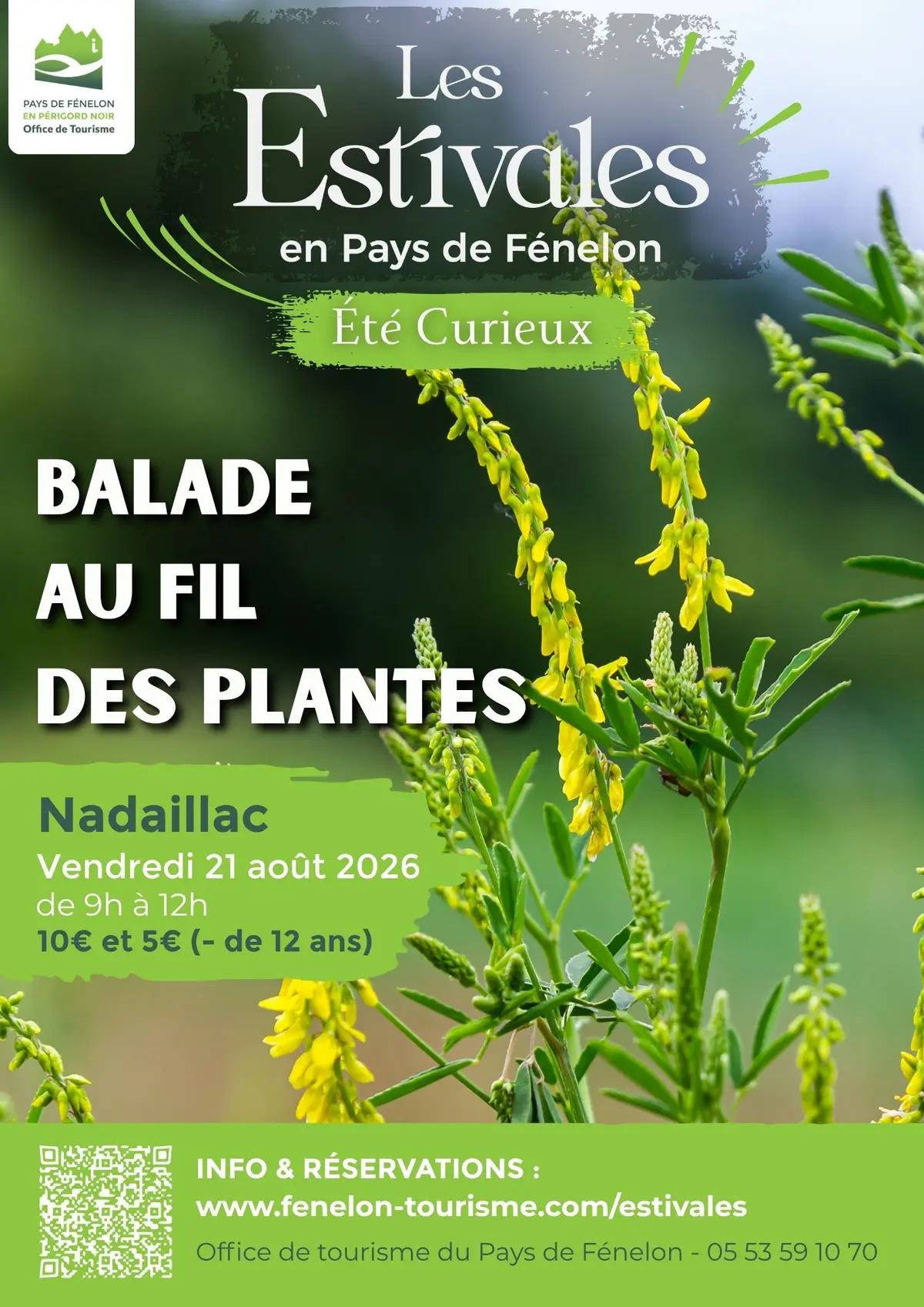 ETE CURIEUX : Balade au fil des plantes à Nadaillac
