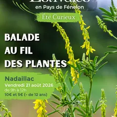 ETE CURIEUX : Balade au fil des plantes à Nadaillac