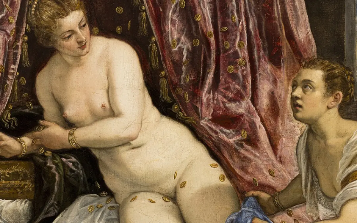 Tintoret, Danaé, vers 1578, huile sur toile, 142 x 182 cm, Lyon, musée des Beaux-Arts (© Lyon MBA - Photo Martial Couderette)