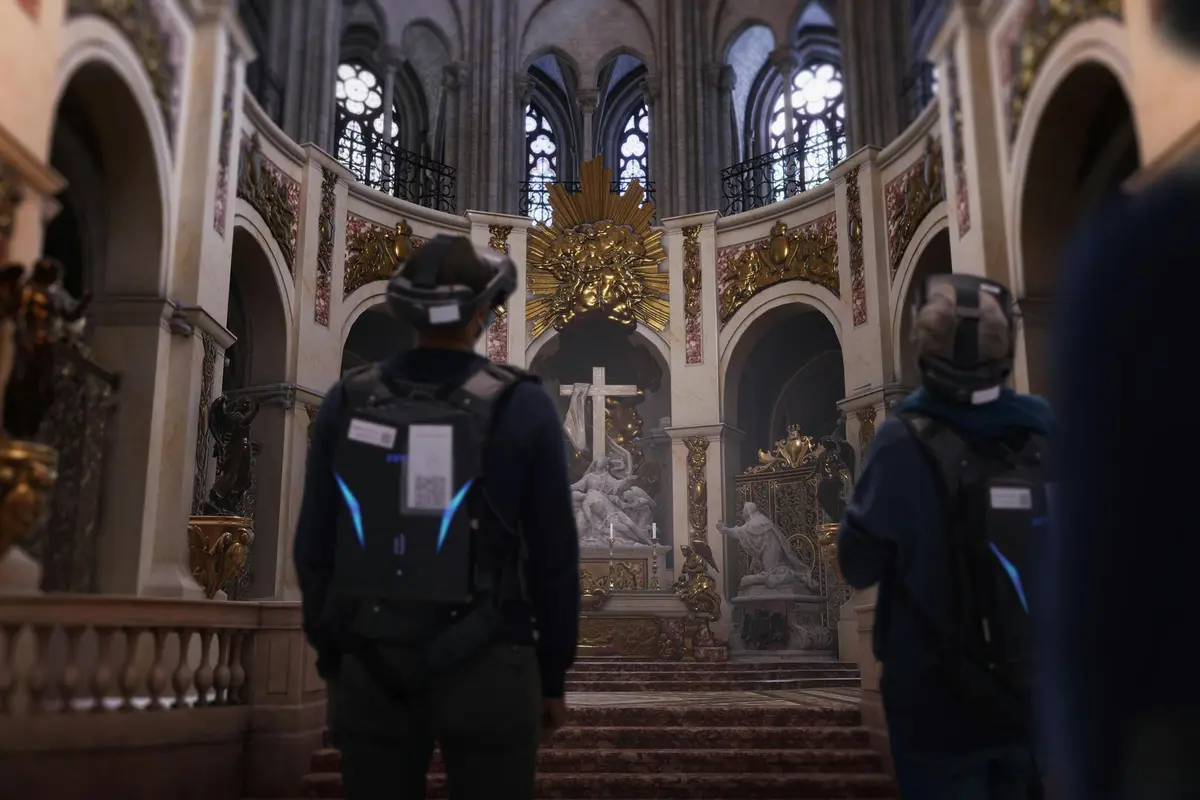 Dans le chœur de Notre-Dame