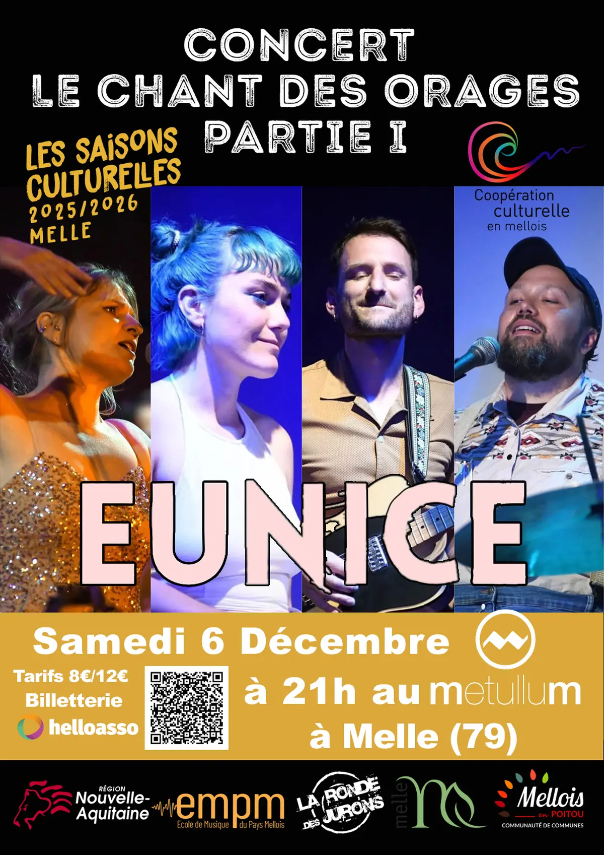 EUNICE - Le Chant des Orages