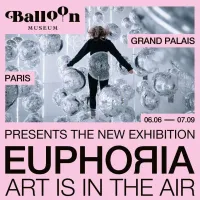 L'affiche de l'exposition Euphoria à Paris DR