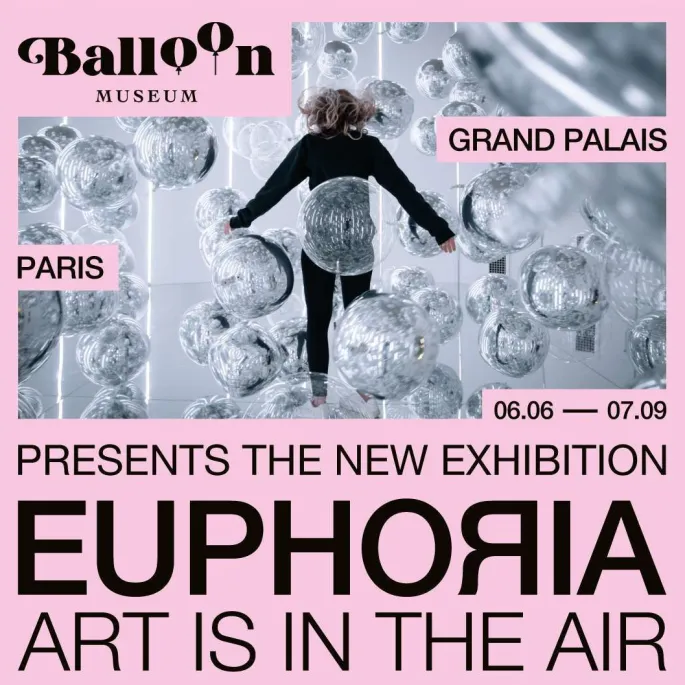 L'affiche de l'exposition Euphoria à Paris