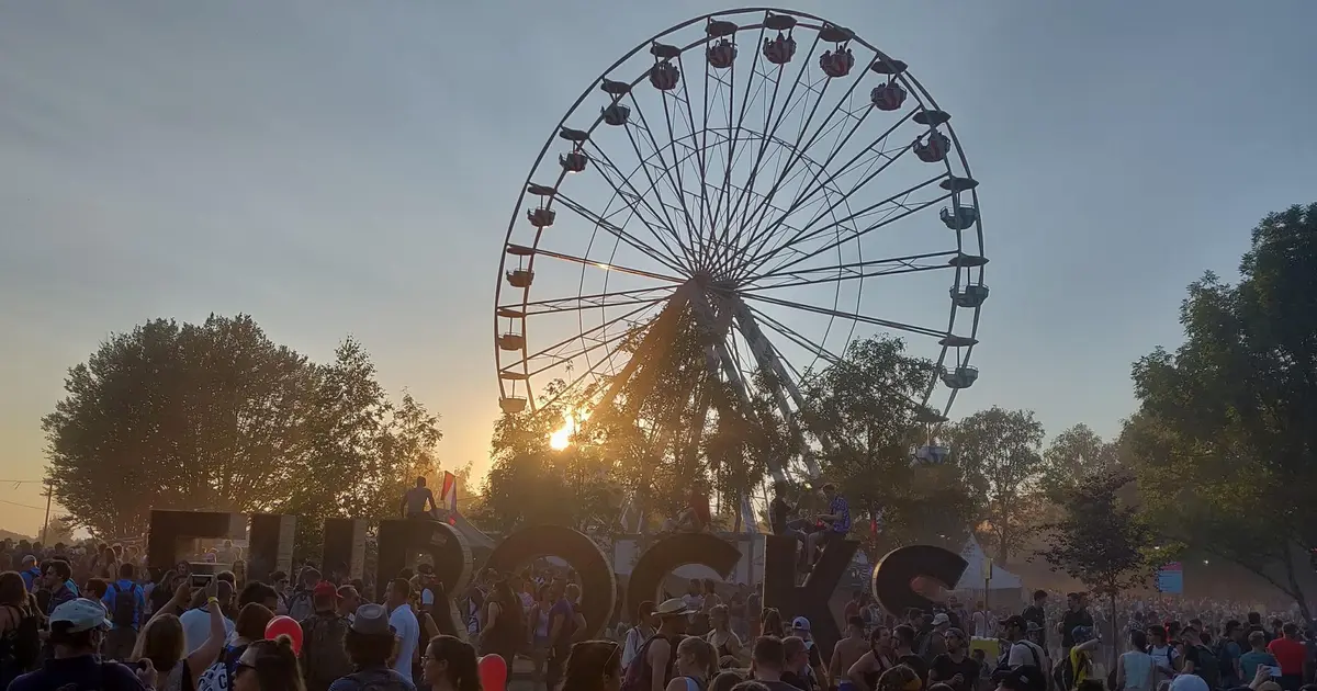 Les Eurockéennes, un des plus gros festival de France, 4 jours de musique répartis sur 4 scènes sur un site exceptionnel