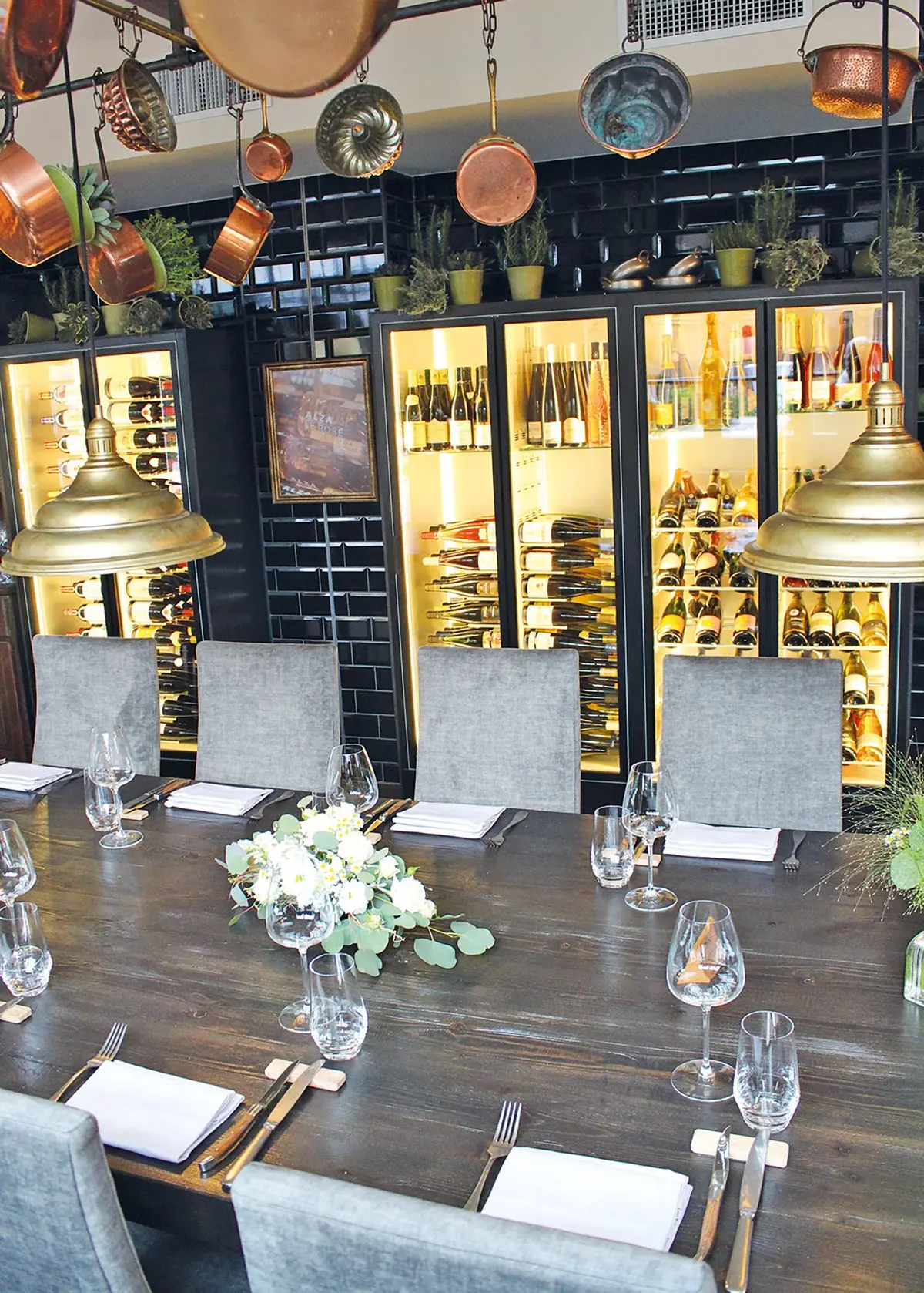 La salle du restaurant