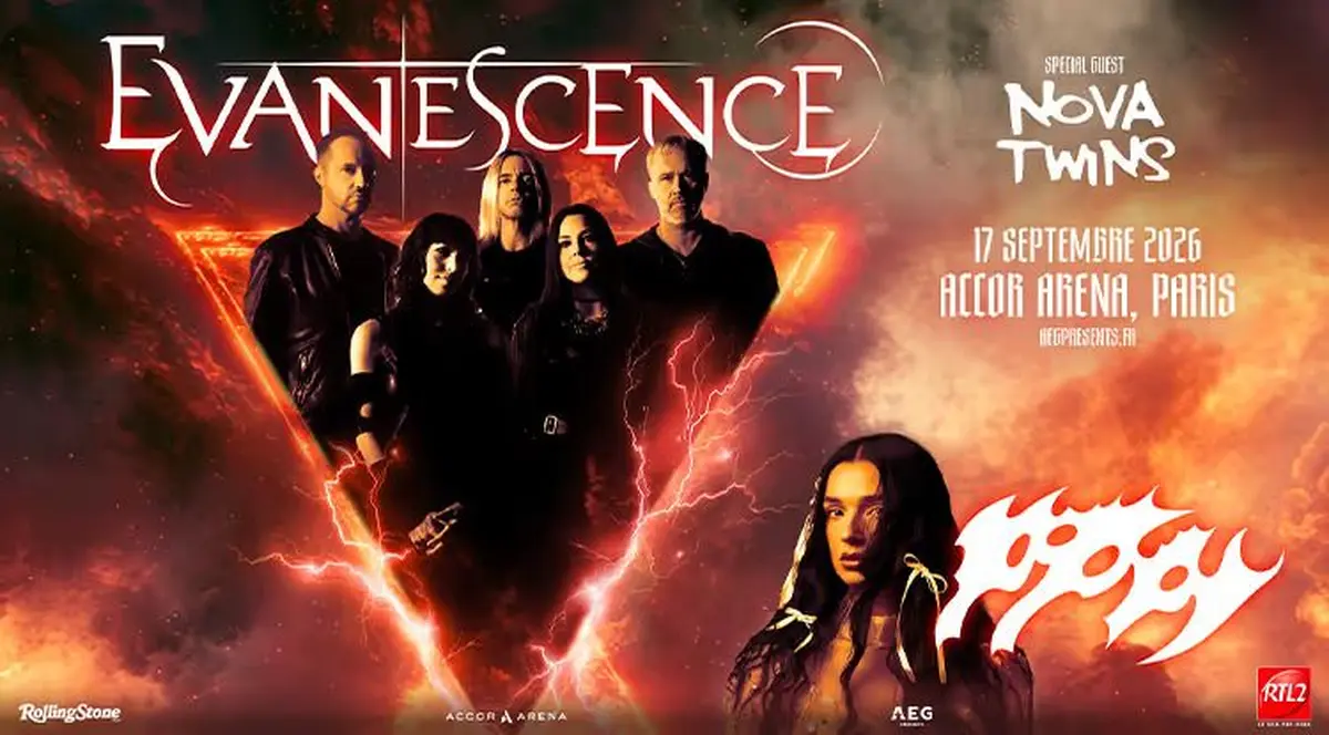 Evanescence de retour à Paris