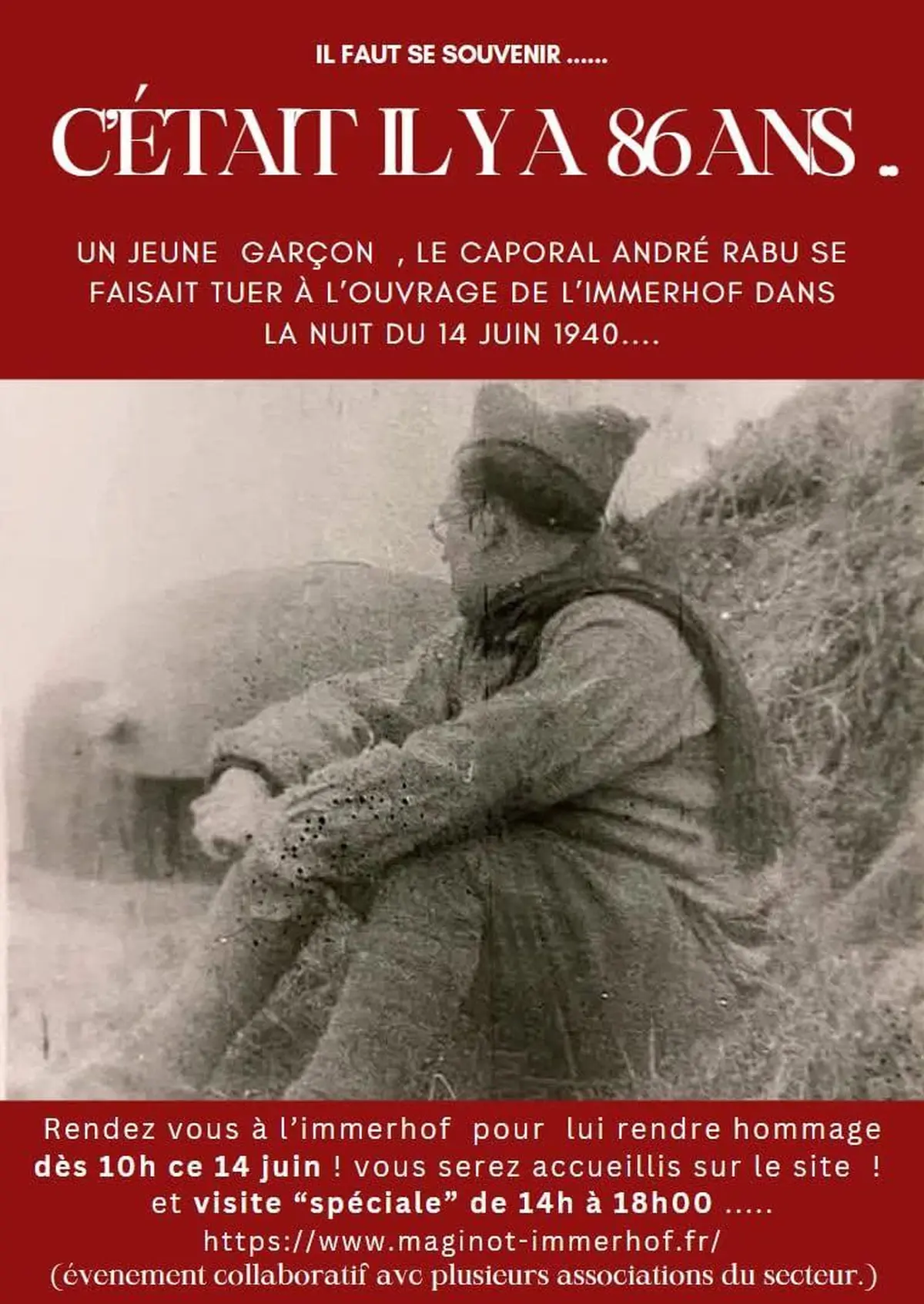 Évènement à la mémoire du Caporal Rabu