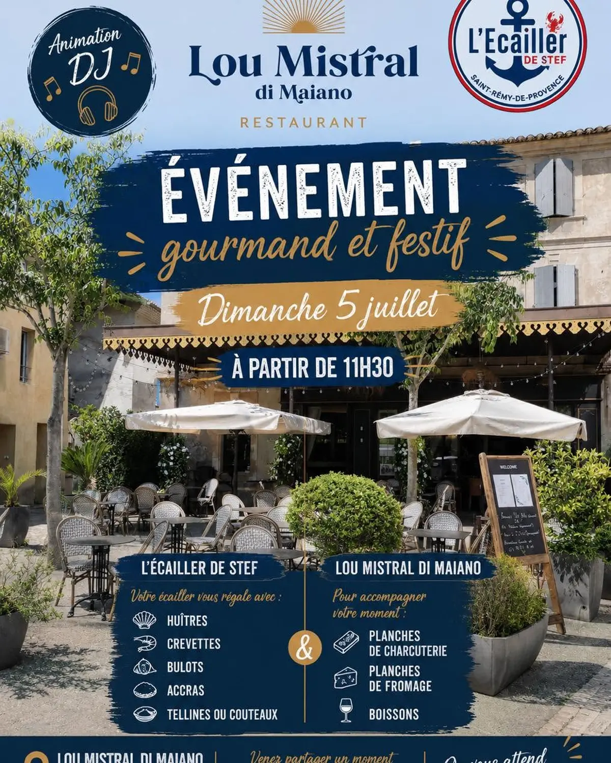 Événement gourmand et festif