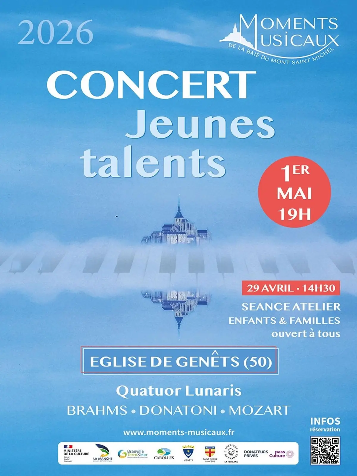 Événement Jeunes Talents des Moments Musicaux de la Baie du Mont Saint-Michel