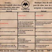 Événements du mois