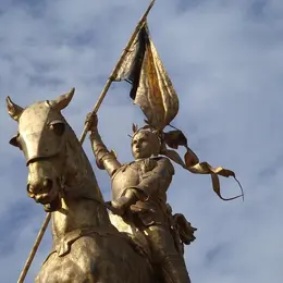 Évocation de la vie de Jeanne d'Arc autour d'un tableau de Krug