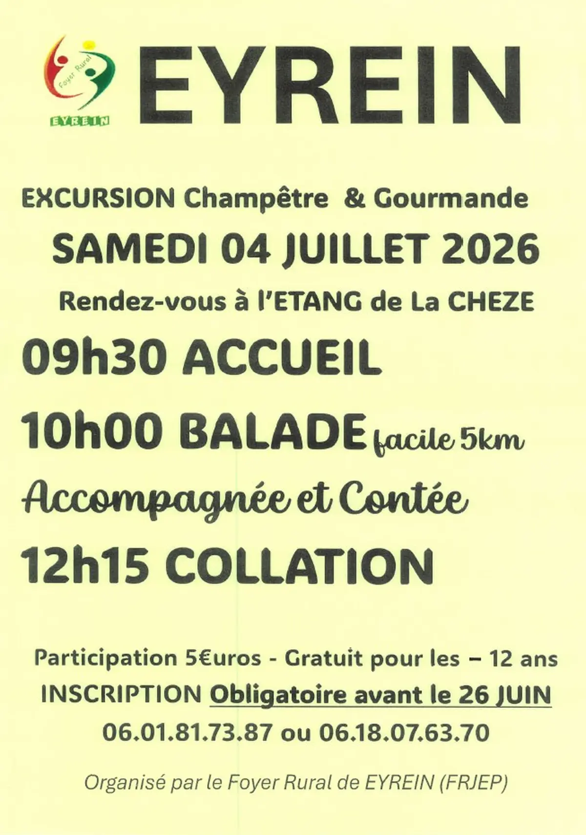 Excursion champêtre et gourmande