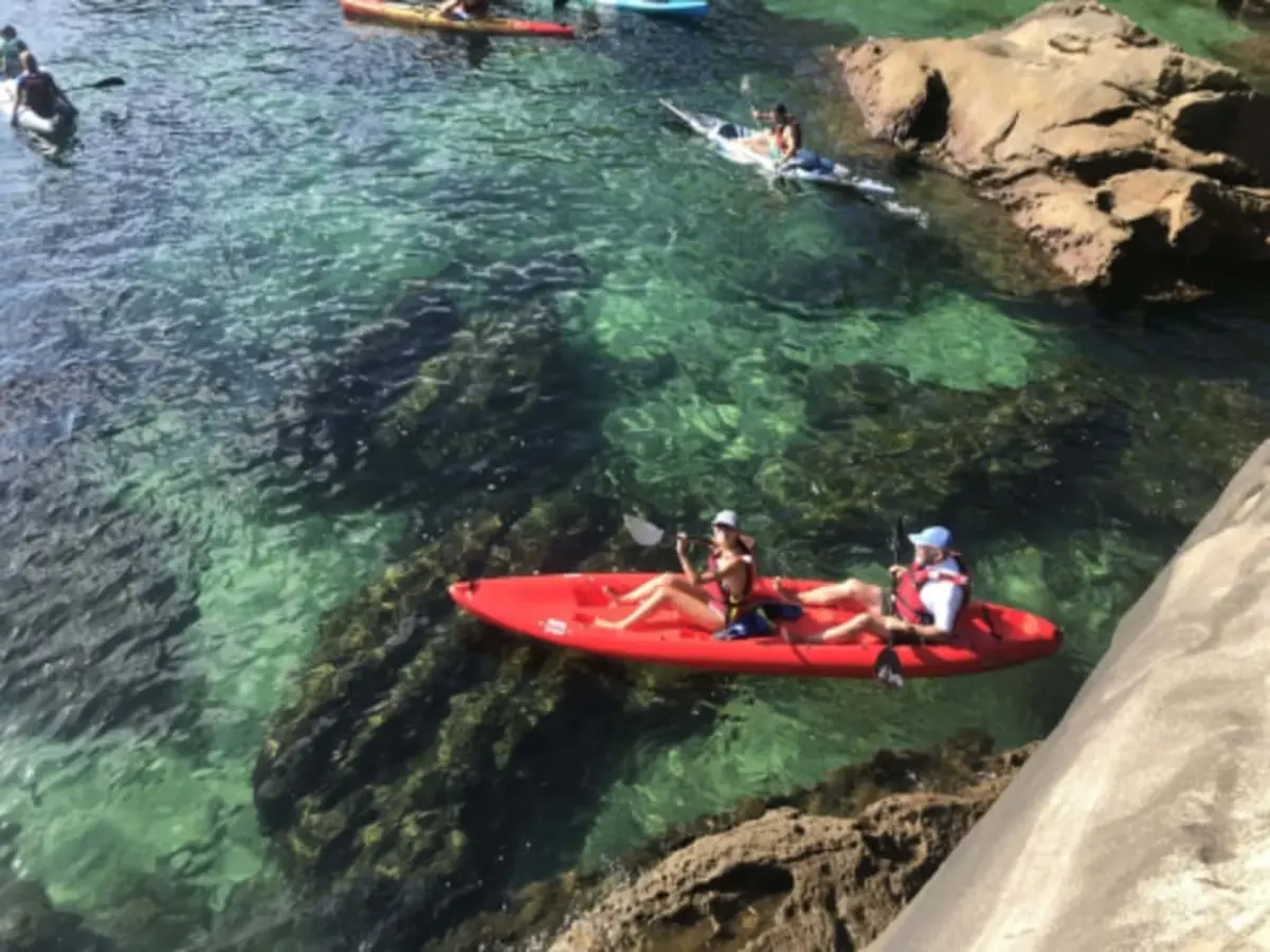 Excursion en kayak au Cap Figuier depuis Hendaye (64)