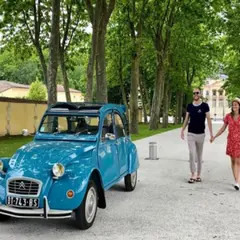Excursion œnologique en 2CV d'une journée à Margaux et dans le Médoc